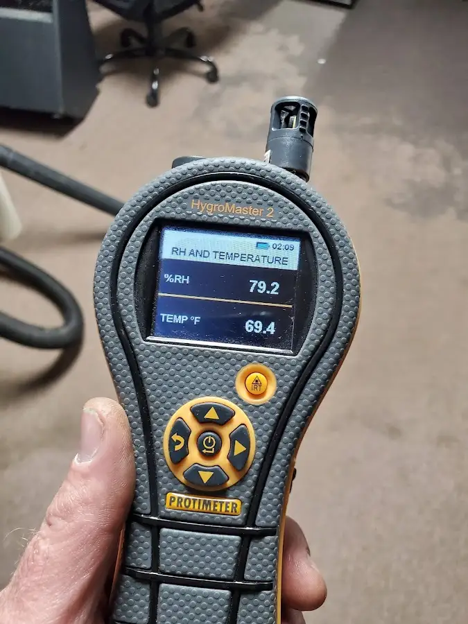 Moisture meter humidity assessment for Fire & Smoke Damage Restoration in St. Anthony
